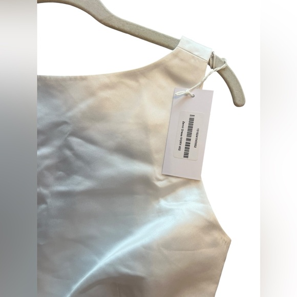 Reformation Zenni Dress in Ivory White - Picture 8 of 13